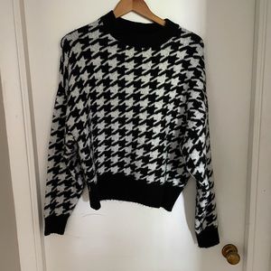 Houndstooth sweater